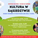 Kultura w sąsiedztwie – plakat A3