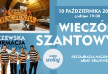 Szantowy wieczór z Tczewską Formacją Szantową w Hacjendzie