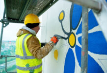 Powstaje mural inspirowany haftem kociewskim!