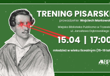 Trening pisarski młodych – 15 kwietnia