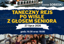 Tanecznym Rejsie po Wiśle – propozycja dla seniorów