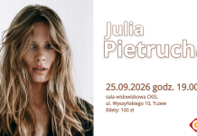 Julia Pietrucha – koncert 25 września w CKiS