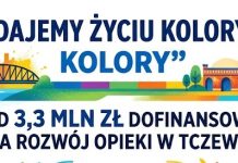 „Dajemy Życiu Kolory” – ponad 3,3 mln zł dofinansowania na rozwój opieki w Tczewie