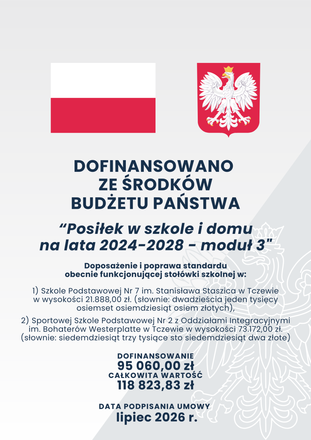 plakat dofinansowanie tczew