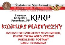 Dziedzictwo Żołnierzy Niezłomnych… – konkurs plastyczny