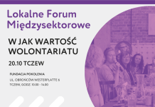 Lokalne Forum Międzysektorowe – 20 października w Tczewie